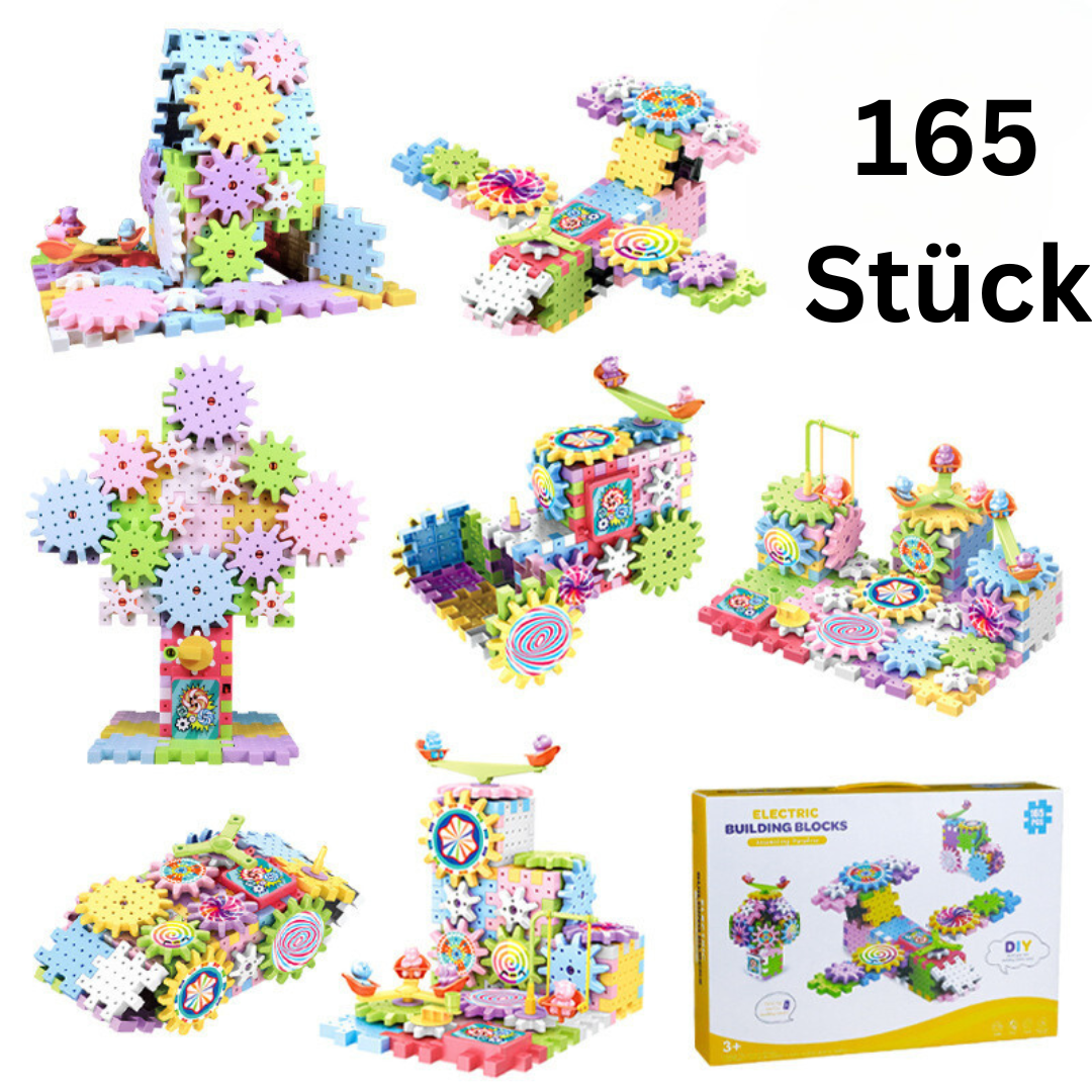 Montessori Gear Building Toy | Interactive, Creative & Educational for Fine Motor Skills Development