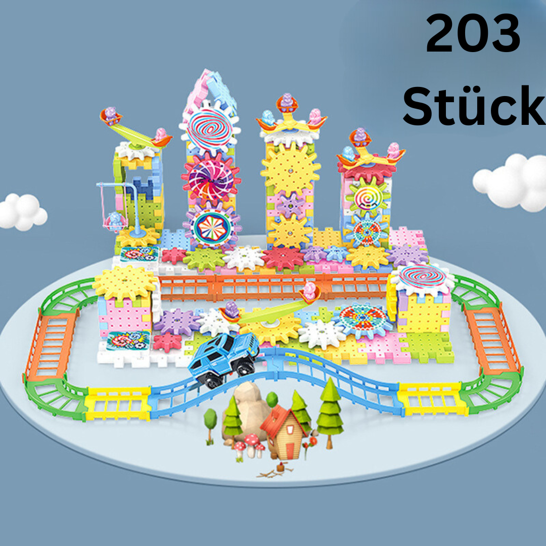 Montessori Gear Building Toy | Interactive, Creative & Educational for Fine Motor Skills Development