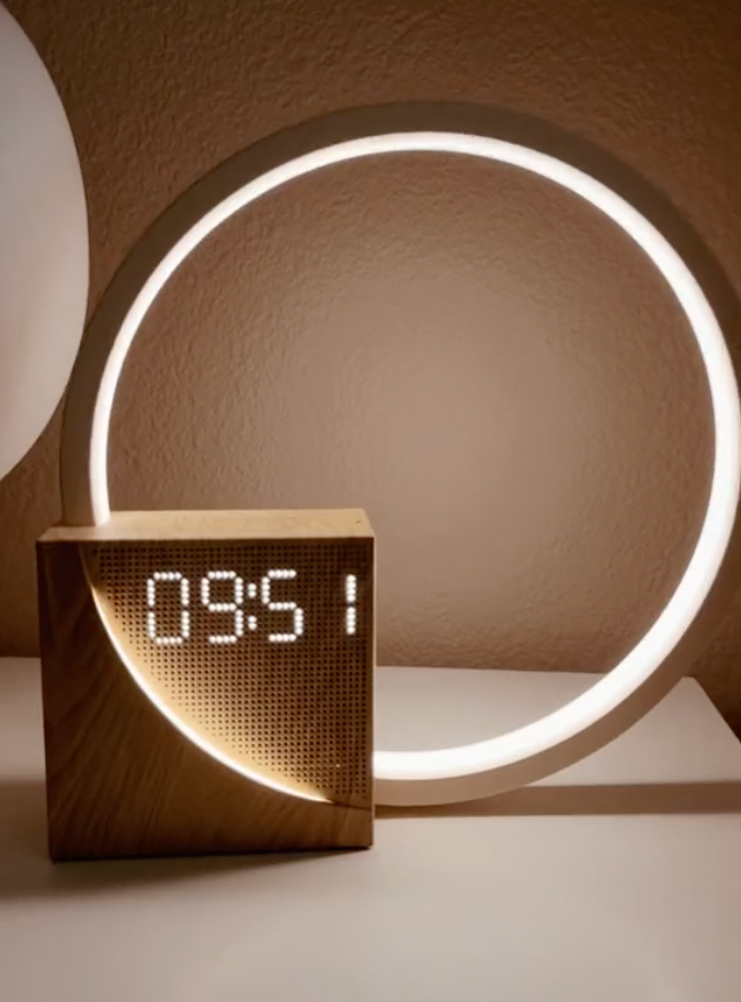 Sunrise Simulation Alarm Clock | Dimmable Touch Lamp & Built-in Charger for a Natural Wake-Up Experience