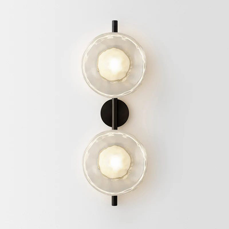 Nordic Ceto Glass Wall Light Fixture - Modern Wall Sconce for Living Room & Hallway Lighting