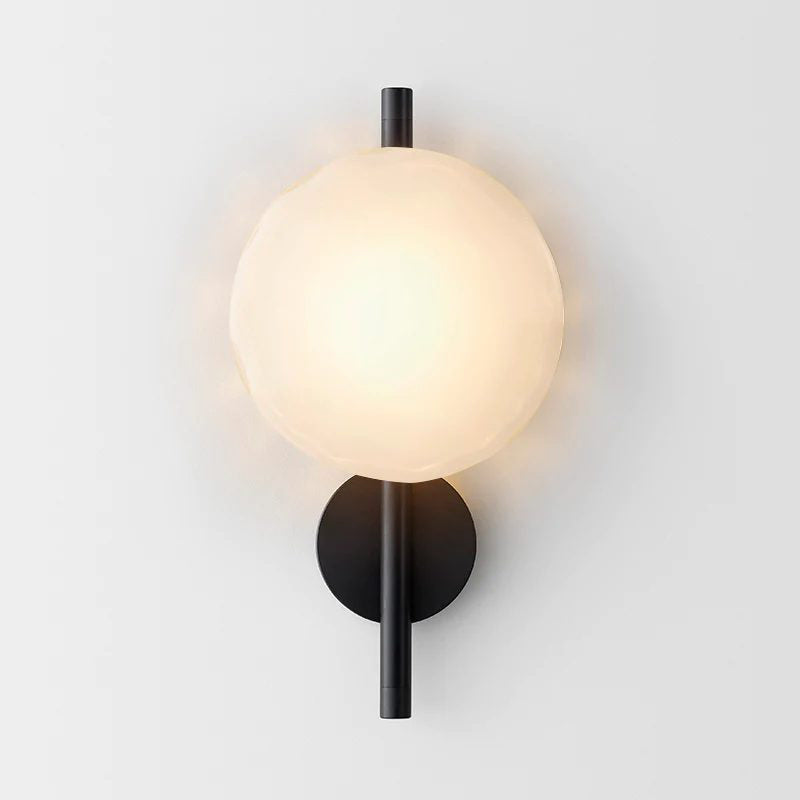 Nordic Ceto Glass Wall Light Fixture - Modern Wall Sconce for Living Room & Hallway Lighting