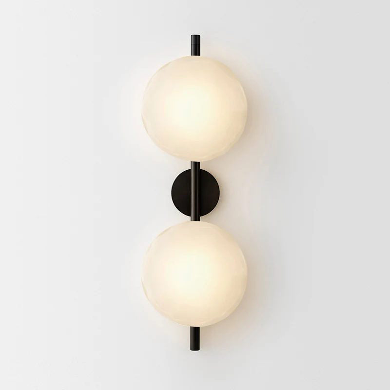 Nordic Ceto Glass Wall Light Fixture - Modern Wall Sconce for Living Room & Hallway Lighting