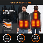 Heated Gilet Jacket for Men and Women, Lightweight Body Warmer, Rechargeable, Perfect for Outdoor Activities & Cold Weather