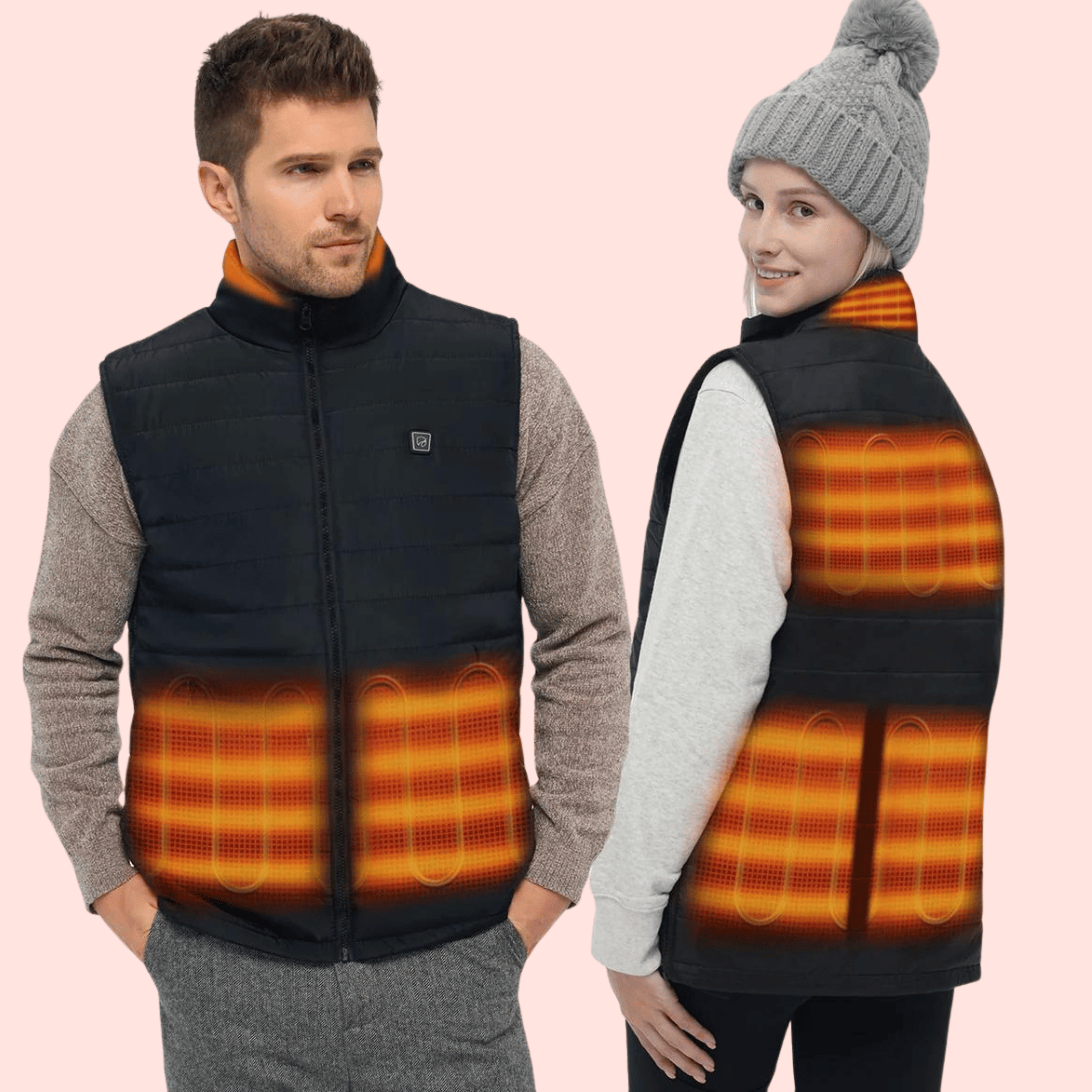 Heated Gilet Jacket for Men and Women, Lightweight Body Warmer, Rechargeable, Perfect for Outdoor Activities & Cold Weather