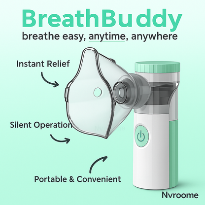 Portable Nebulizer for Respiratory Relief | Adjustable Speed, Lightweight & Suitable for Adults and Kids