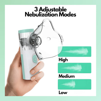 Portable Nebulizer for Respiratory Relief | Adjustable Speed, Lightweight & Suitable for Adults and Kids