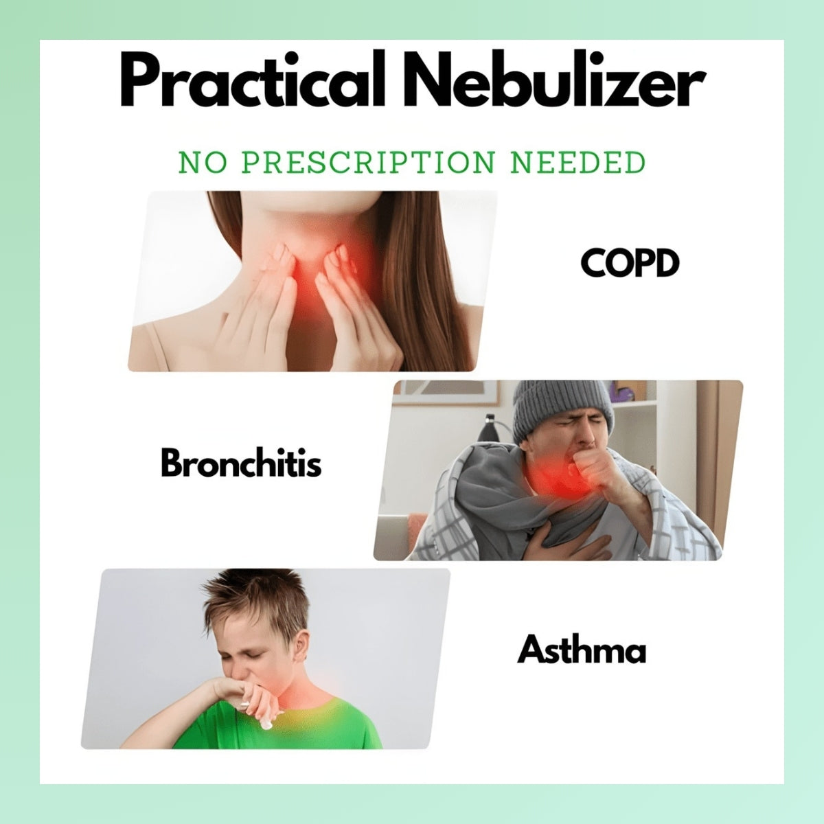 Portable Nebulizer for Respiratory Relief | Adjustable Speed, Lightweight & Suitable for Adults and Kids