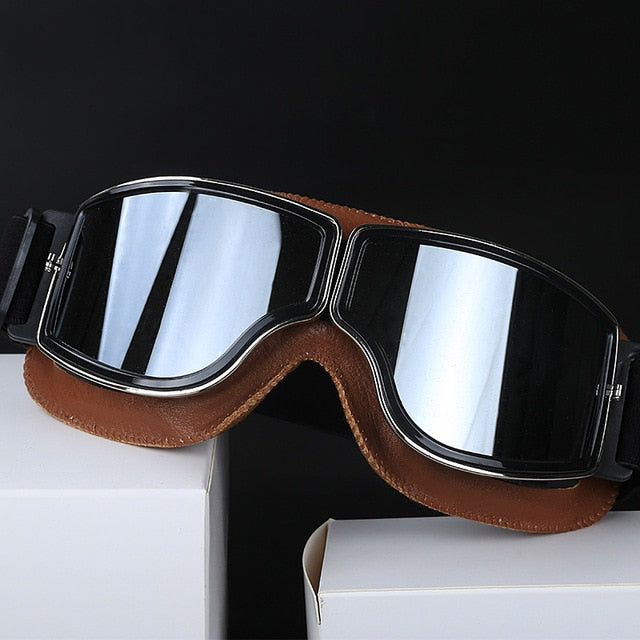 Vintage Style Slim Goggles - Top Choice for Vintage Motorcycle Enthusiasts