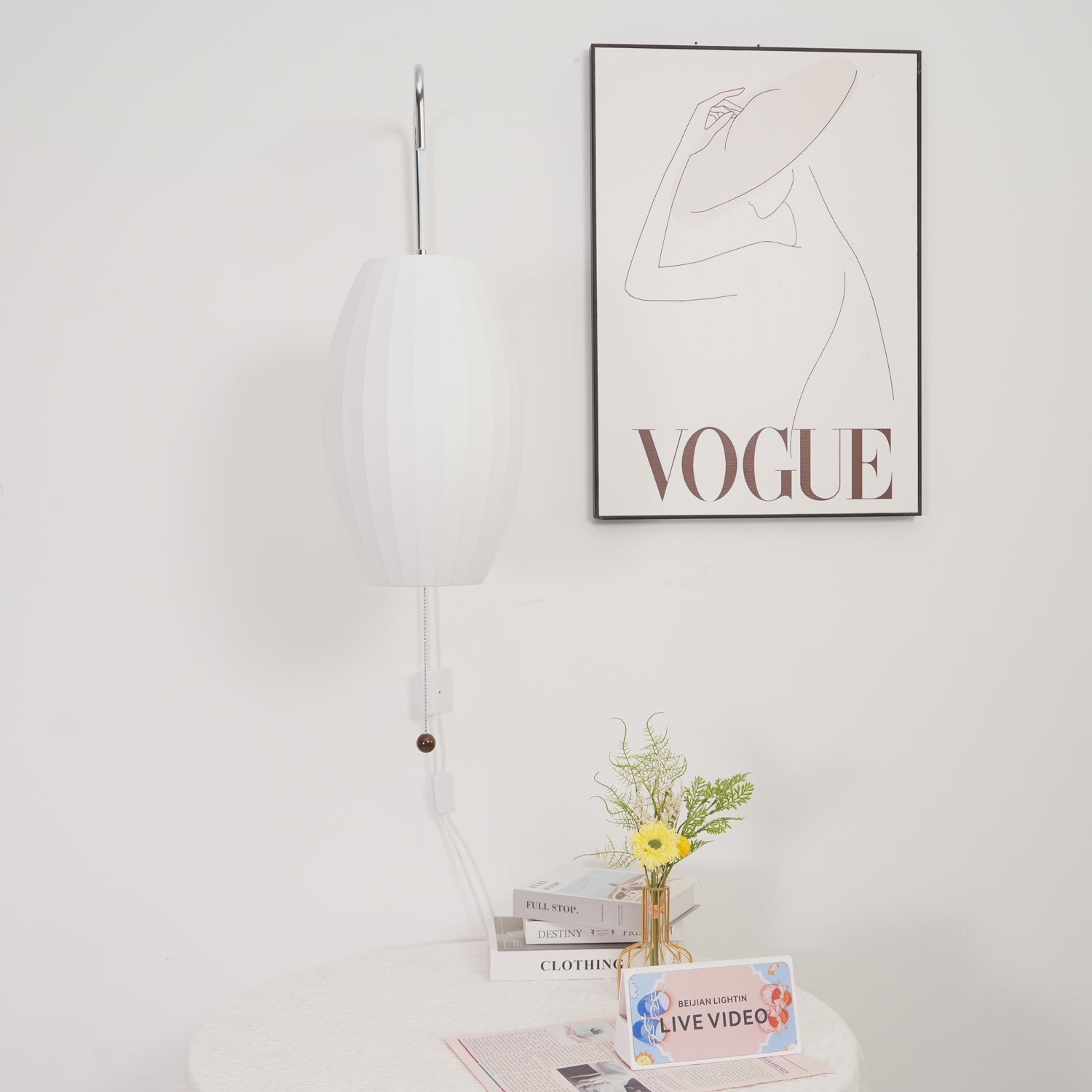 LED Wall Sconce Light Fixture - Modern Design for Indoor Use in Hallway, Living Room & Bedroom