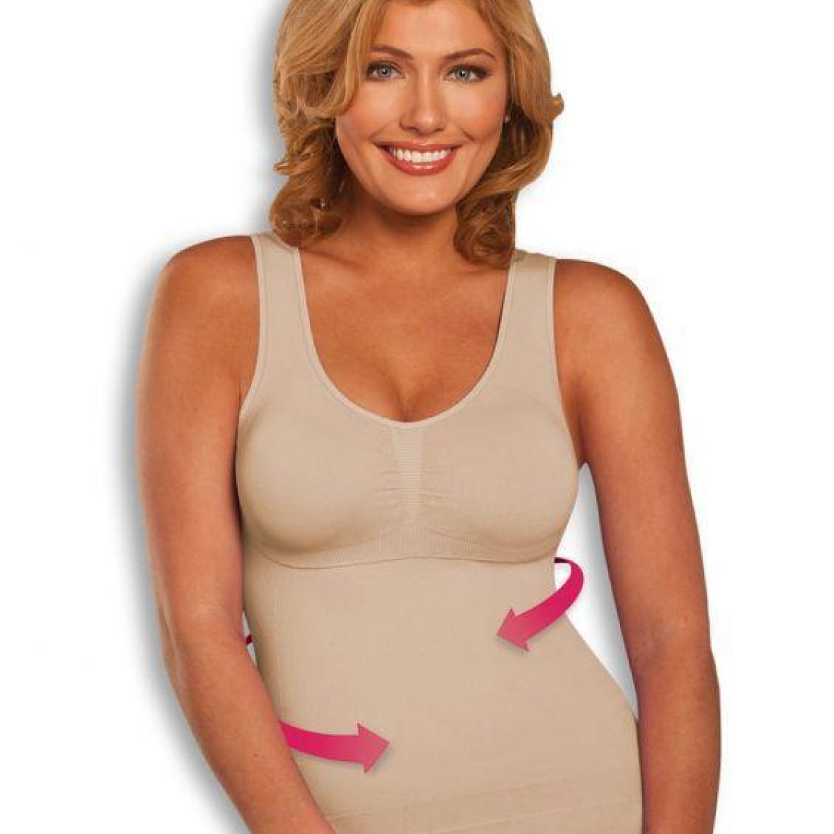 Cami Shaper By Genie - Built-In Bra - All In One Shapewear Camisole Bra