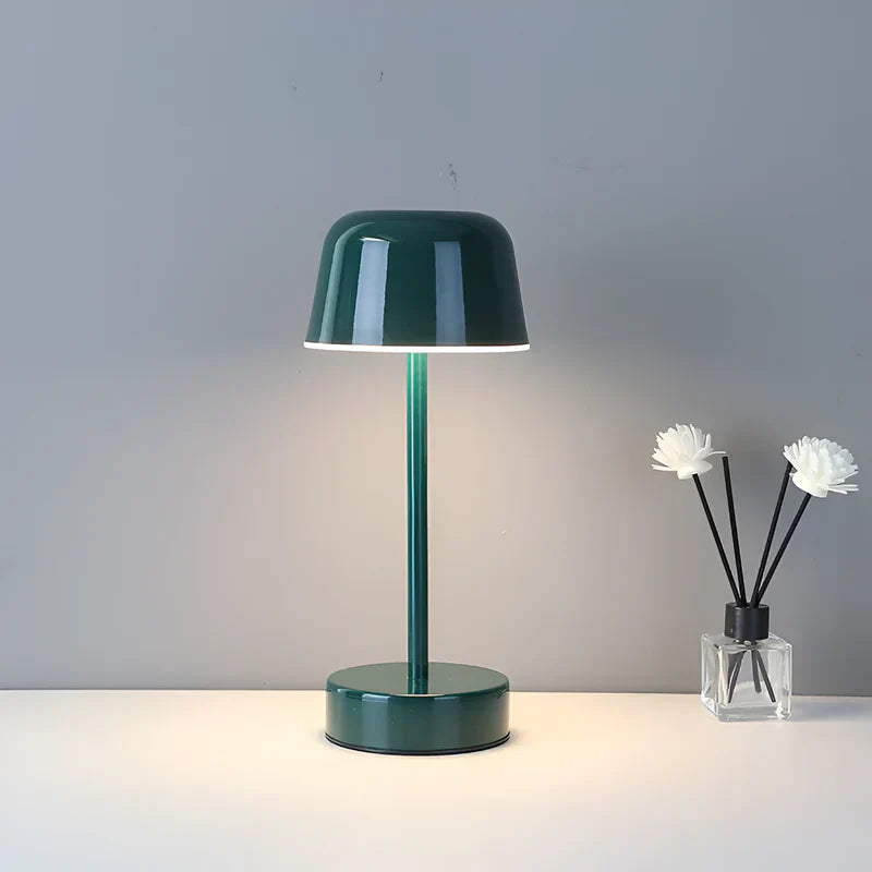 Cordless LED Table Lamp in Retro Design - Vintage Style Lighting for Home Decor & Nightstands