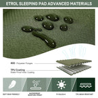 Compact Inflatable Camping Mattress: Single Bed Comfort with Self-Inflating Pump, Perfect for Hiking, Lightweight and Easy to Carry