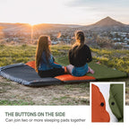 Compact Inflatable Camping Mattress: Single Bed Comfort with Self-Inflating Pump, Perfect for Hiking, Lightweight and Easy to Carry