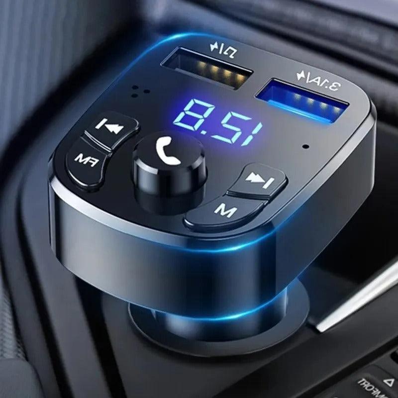 Car MP3 Player with Dual USB Fast Charger | Bluetooth 5.0, FM Transmitter & Hands-Free Calling for Enhanced Driving Experience