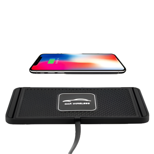 Car Wireless Fast Charging Pad | 15W Fast Charging, Non-Slip Design & Compatible with Most Smartphones for Car, Home & Office Use