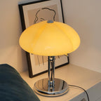 LED Mushroom Table Lamp - Modern Design with Adjustable Brightness for Home Office & Living Room Use