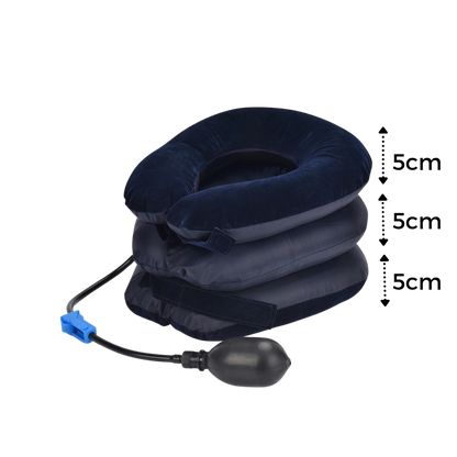 Neck Pain Relief Inflatable Traction Collar – Cervical Support - Maximum Comfort