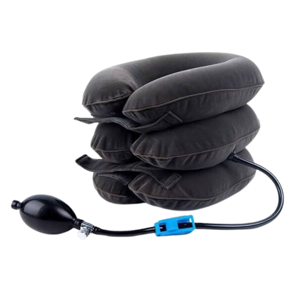 Neck Pain Relief Inflatable Traction Collar – Cervical Support - Maximum Comfort