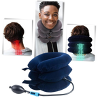 Neck Pain Relief Inflatable Traction Collar – Cervical Support - Maximum Comfort