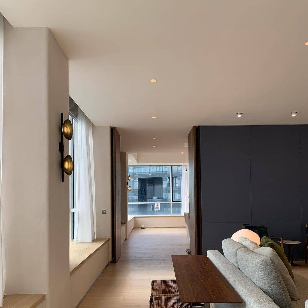 Nordic Ceto Glass Wall Light Fixture - Modern Wall Sconce for Living Room & Hallway Lighting