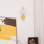 Nordic Ceto Glass Wall Light Fixture - Modern Wall Sconce for Living Room & Hallway Lighting