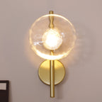 Nordic Ceto Glass Wall Light Fixture - Modern Wall Sconce for Living Room & Hallway Lighting