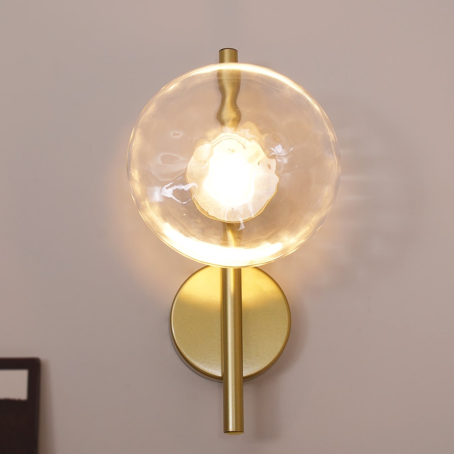 Nordic Ceto Glass Wall Light Fixture - Modern Wall Sconce for Living Room & Hallway Lighting