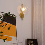 Nordic Ceto Glass Wall Light Fixture - Modern Wall Sconce for Living Room & Hallway Lighting