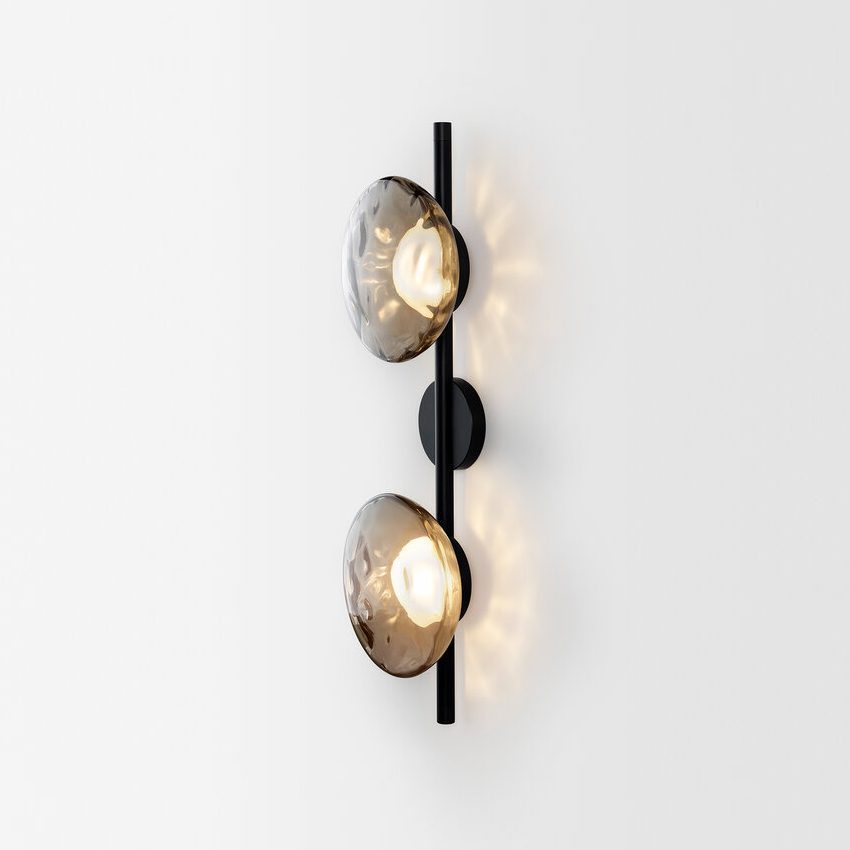 Nordic Ceto Glass Wall Light Fixture - Modern Wall Sconce for Living Room & Hallway Lighting
