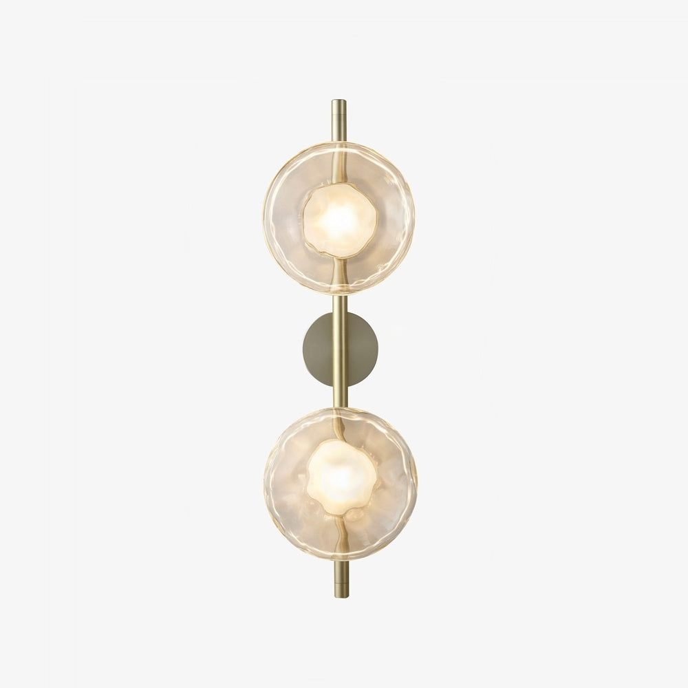 Nordic Ceto Glass Wall Light Fixture - Modern Wall Sconce for Living Room & Hallway Lighting
