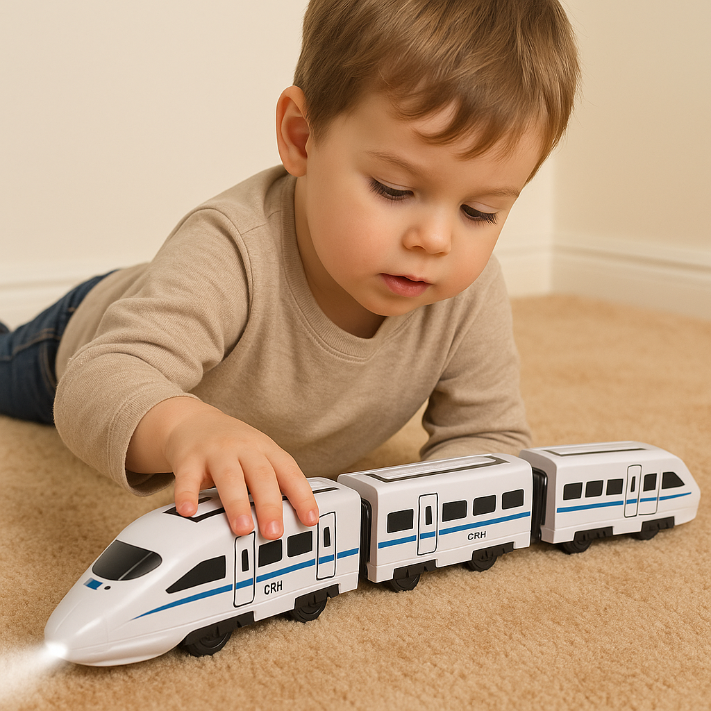 Smart Chain Train Toy | Colorful, Durable & Ideal for Developing Motor Skills in Kids