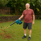 Electric Leaf Blower | Lightweight, Cordless & Includes 2 Free Batteries for Efficient Yard Cleanup