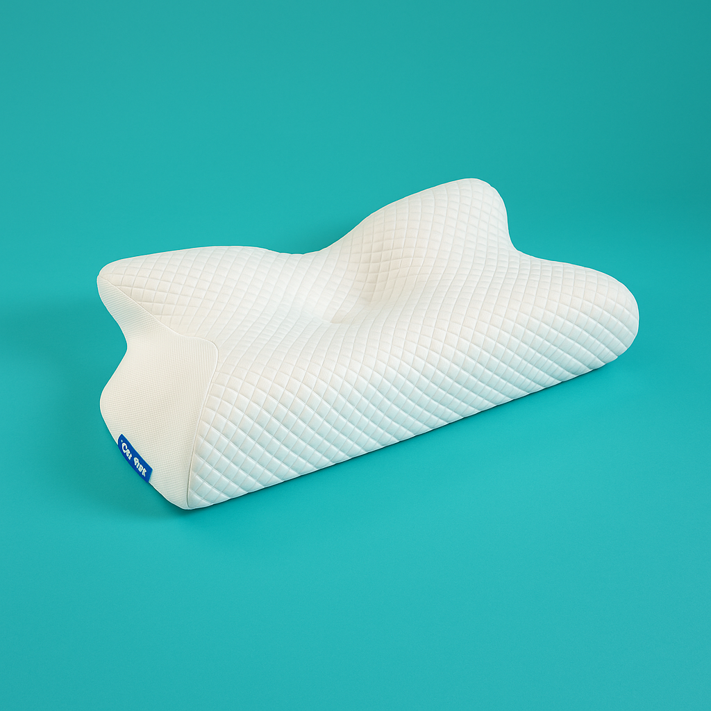 Memory Foam Neck Pillow | Ergonomic Support for Neck Pain Relief at Home