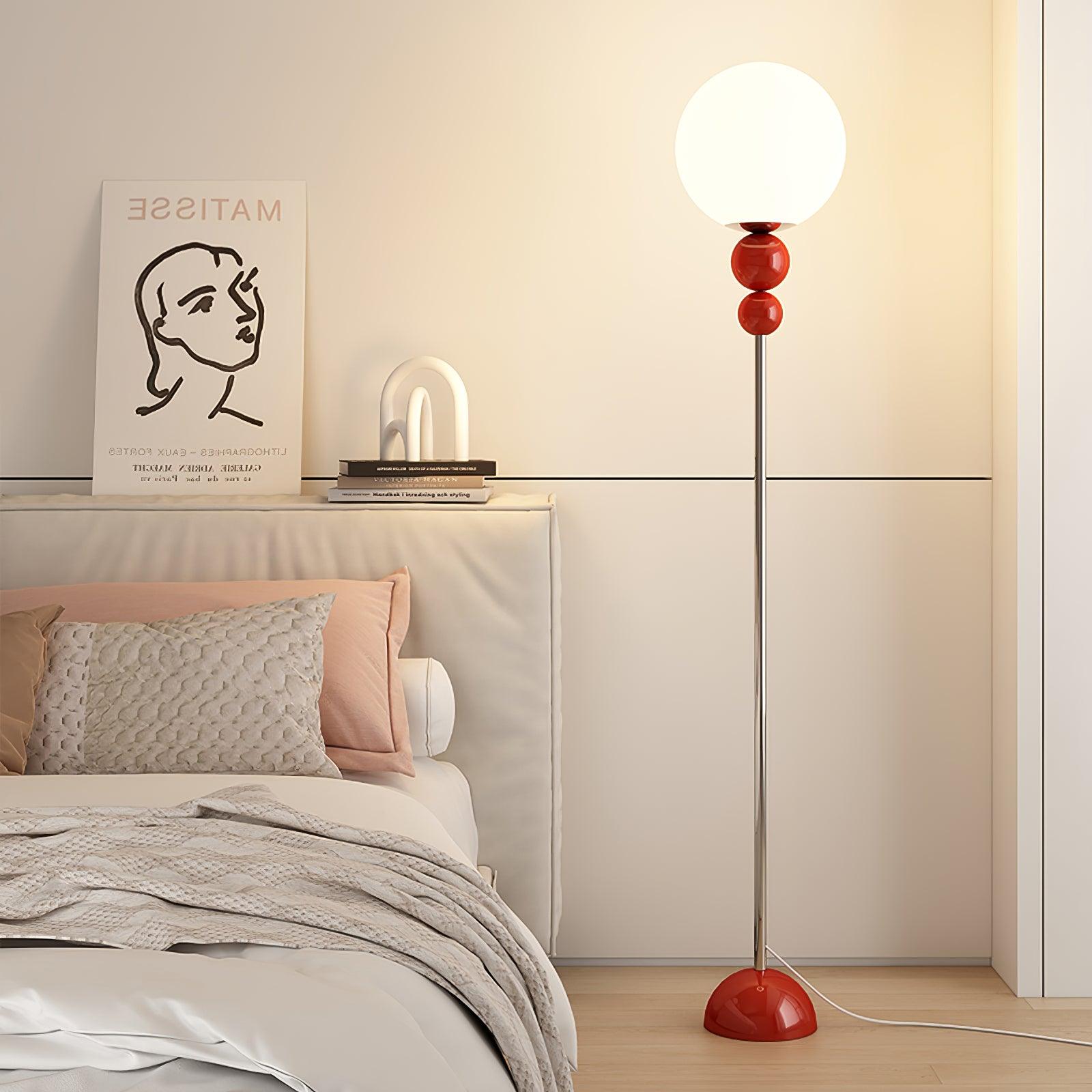 LED Floor Lamp with Adjustable Height and Modern Design for Living Room & Bedroom Lighting