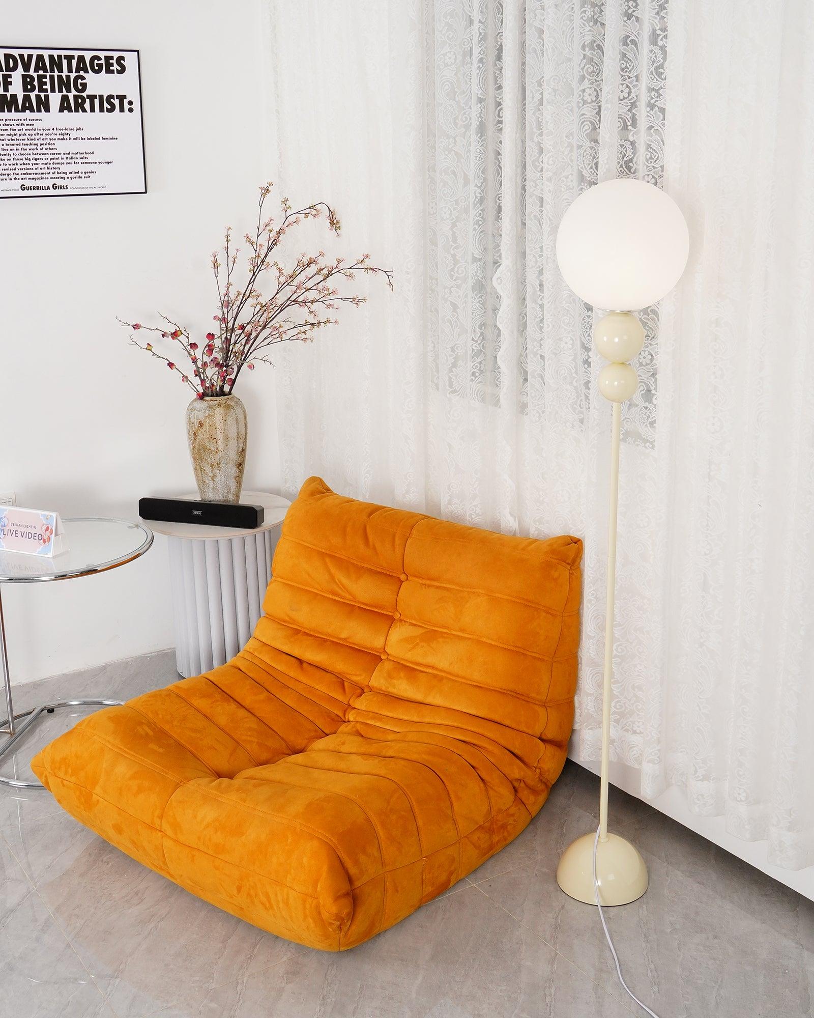 LED Floor Lamp with Adjustable Height and Modern Design for Living Room & Bedroom Lighting