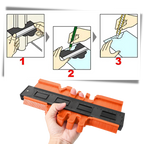 Contour Gauge Profile Duplicator – Rustproof, Locking Mechanism Precision Tool | 12cm - 25cm tool
