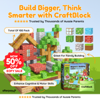 Magnetic Building Blocks Set | Durable, Versatile & Ideal for Creative Play and Imaginative Projects
