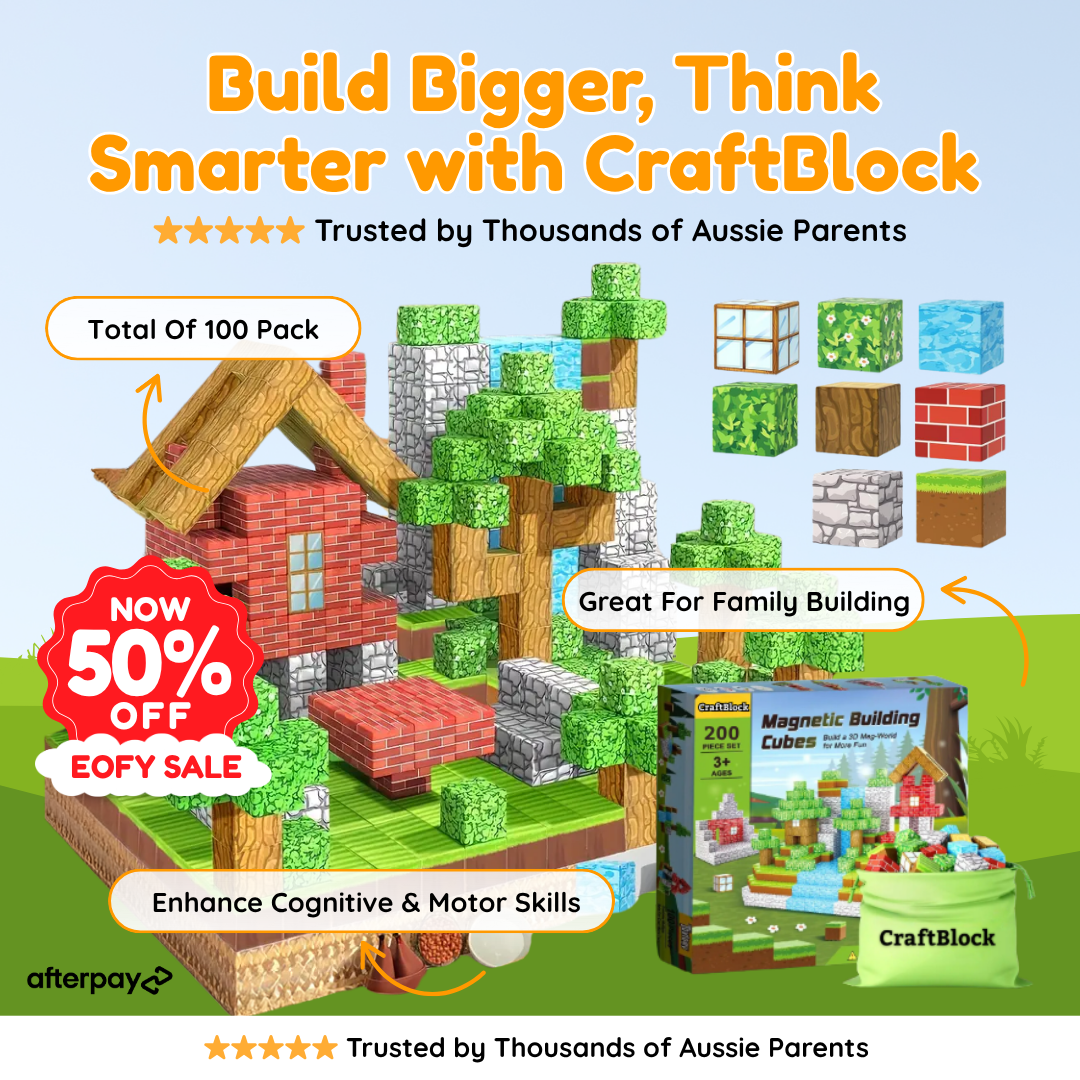 Magnetic Building Blocks Set | Durable, Versatile & Ideal for Creative Play and Imaginative Projects