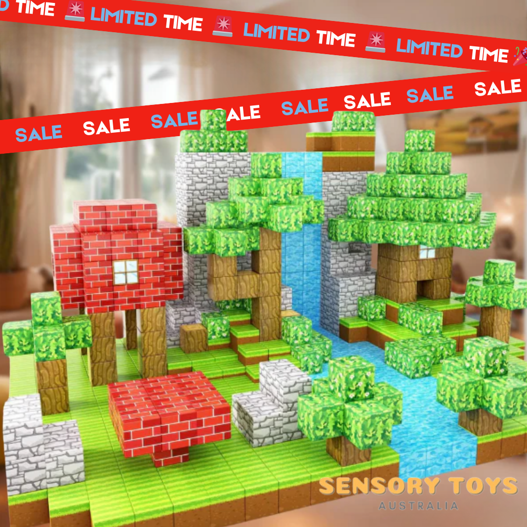 Magnetic Building Blocks Set | Durable, Versatile & Ideal for Creative Play and Imaginative Projects