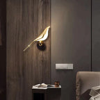 LED Birdsong Wall Light Fixture - Adjustable Nature-Inspired Design for Indoor & Outdoor Use