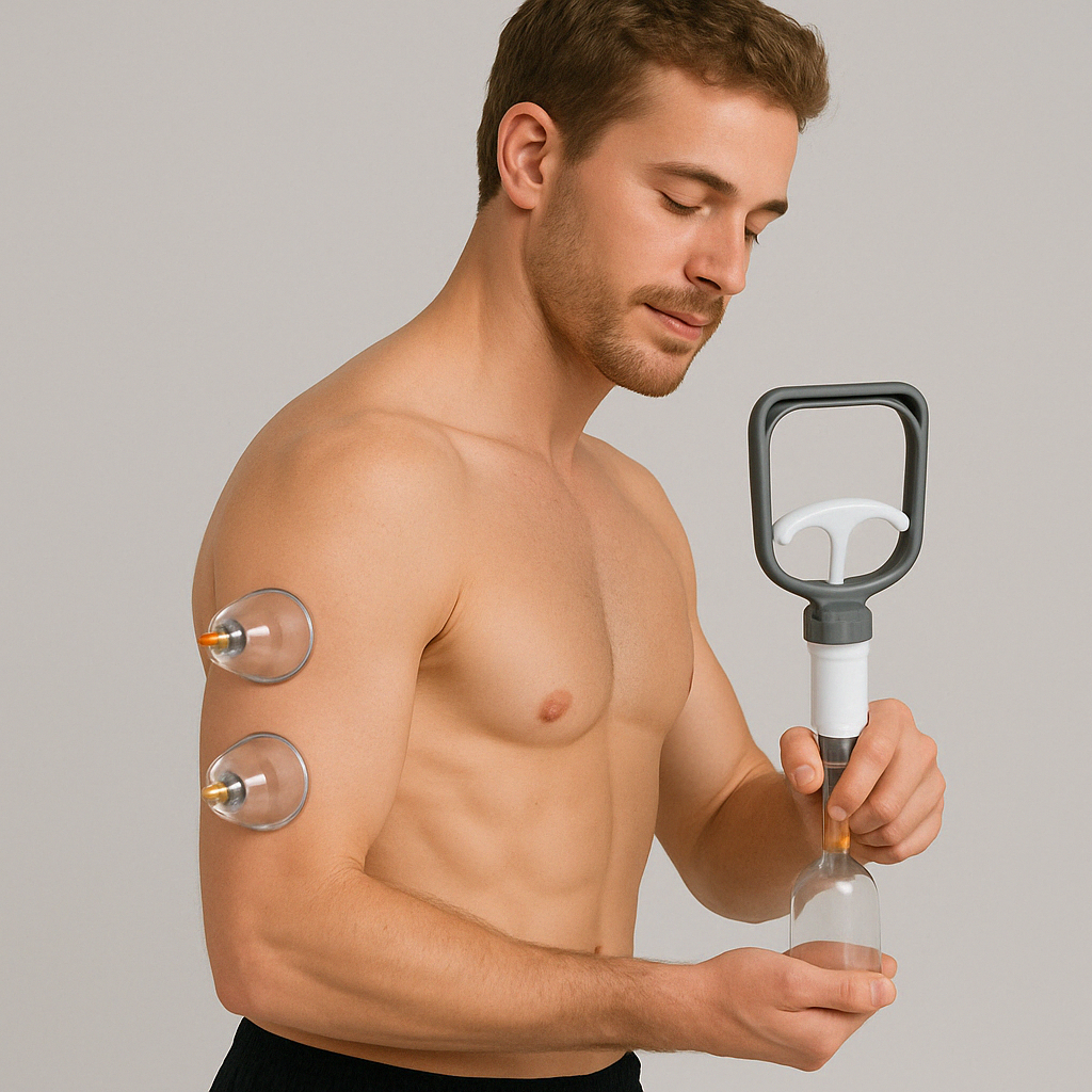 Professional Cupping Therapy Set | 24-Cup Manual Suction System for Muscle Relief & Recovery at Home