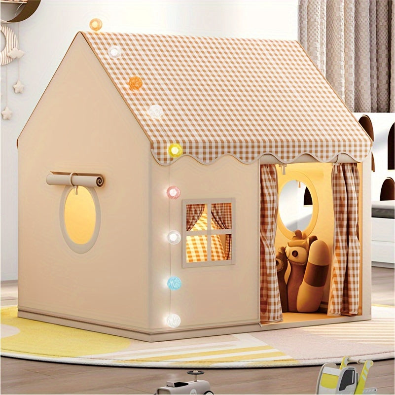 Foldable Indoor Playhouse for Kids | Lightweight, Easy Assembly & Ideal for Imaginative Play in Bedrooms or Backyards