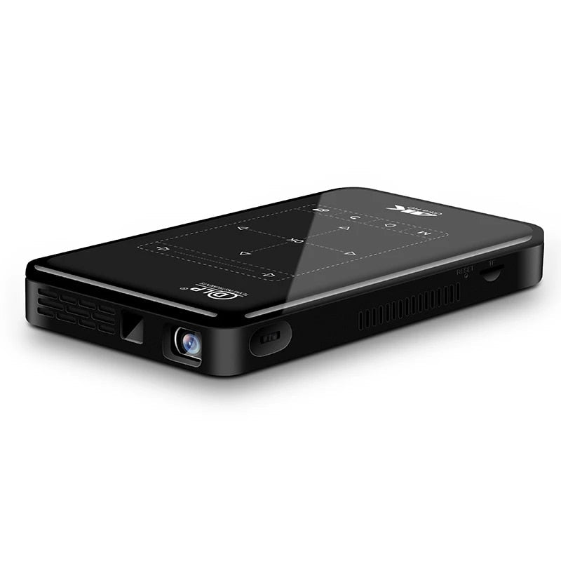 Smart Wi-Fi 4K HD Mobile Wireless Projector | Compact, Battery-Powered & Ideal for Home Entertainment and Outdoor Movie Nights