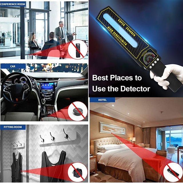 GPS Tracker Detector | Advanced Bug Detection for Hidden Cameras, GPS Trackers & Eavesdropping Devices at Home or Travel