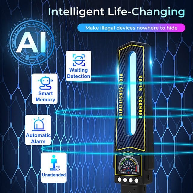 GPS Tracker Detector | Advanced Bug Detection for Hidden Cameras, GPS Trackers & Eavesdropping Devices at Home or Travel