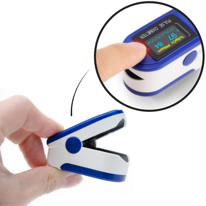 Digital Fingertip Pulse Oximeter – Accurate Oxygen & Heart Rate Monitor, Compact Design