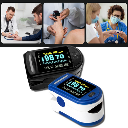 Digital Fingertip Pulse Oximeter – Accurate Oxygen & Heart Rate Monitor, Compact Design