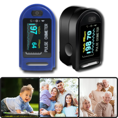 Digital Fingertip Pulse Oximeter – Accurate Oxygen & Heart Rate Monitor, Compact Design