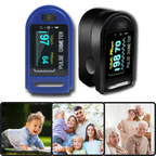 Digital Fingertip Pulse Oximeter | Waterproof, Shockproof & Quick Readings for All Ages