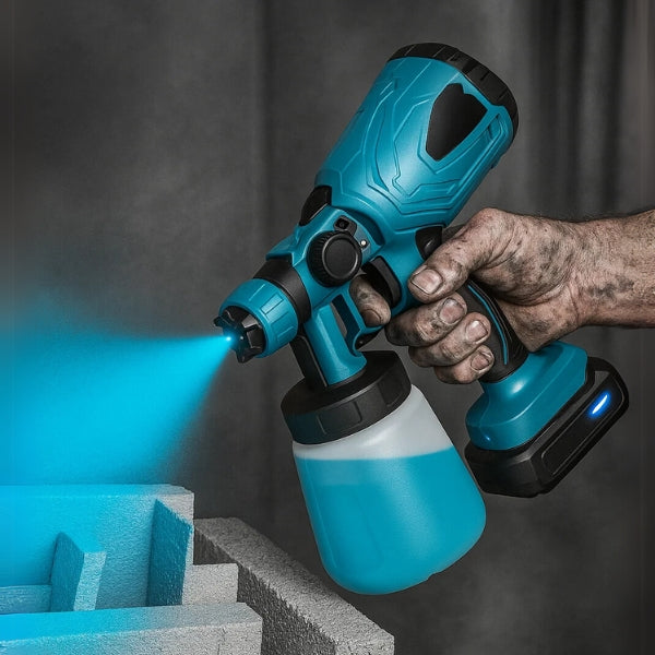 Cordless Paint Jet Pro | Powerful Brushless Motor, Adjustable Flow Control & Ideal for Indoor/Outdoor Painting Projects